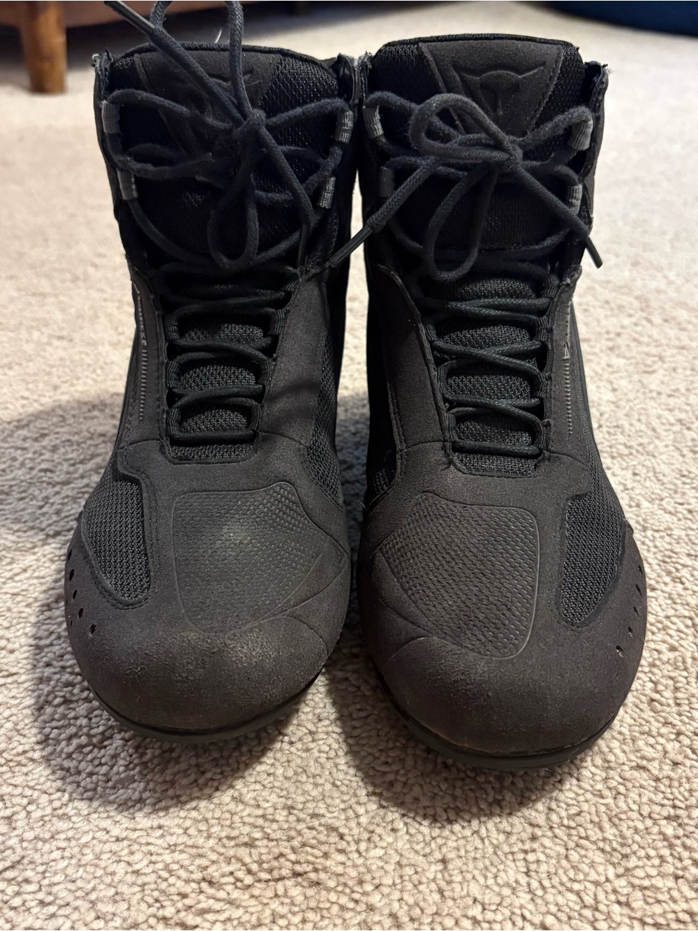 Women's Dainese Black JB Motorshoe Air Summer Lightweight Motorcycle Boots; 7